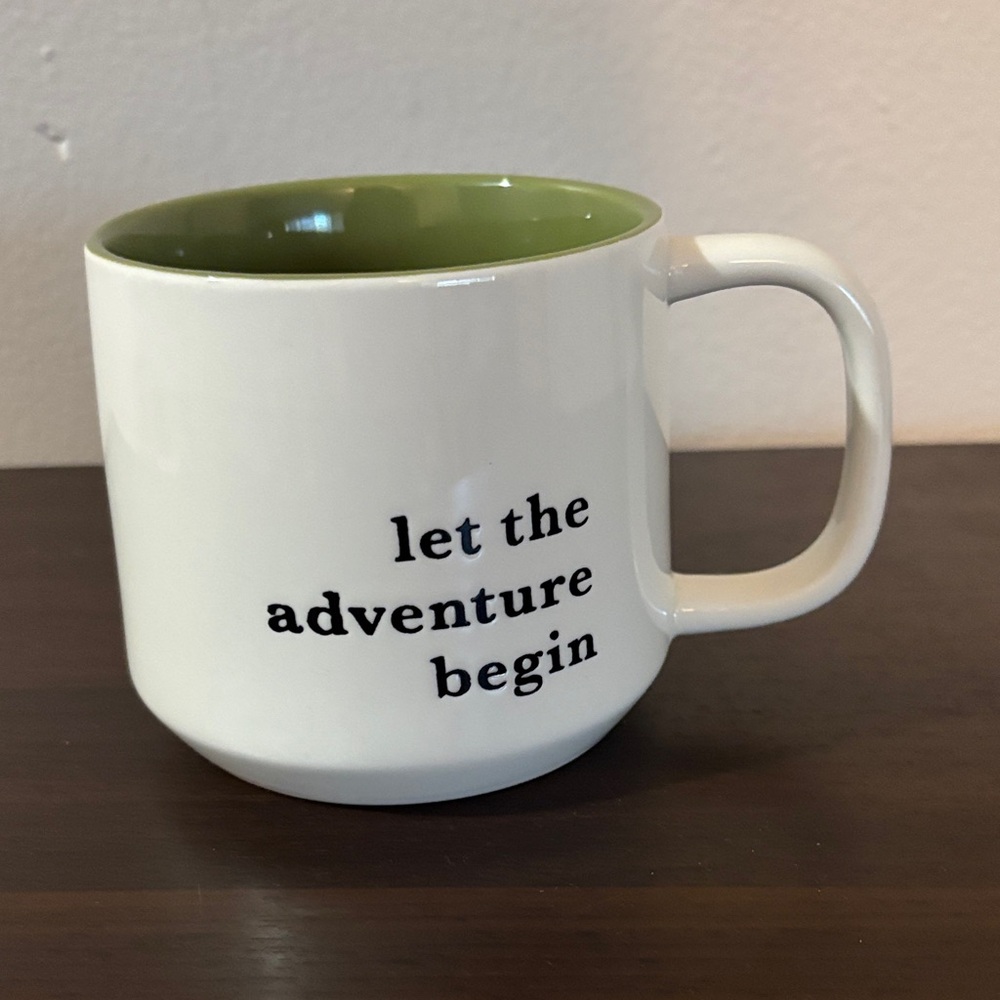 “LET THE ADVENTURE BEGIN” Threshold Mug, Excellent Condition! - Picture 1 of 3